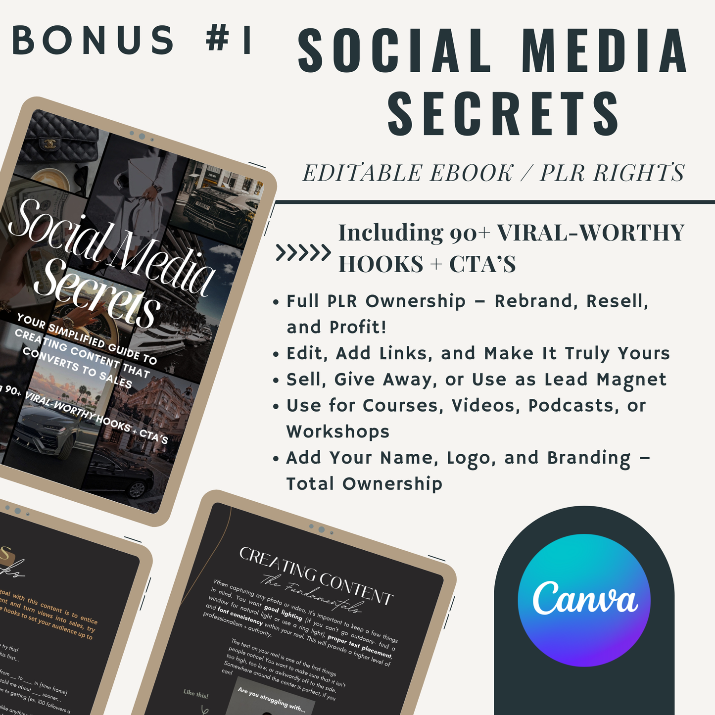 500+ Faceless Reels Bundle – Editable Canva Templates