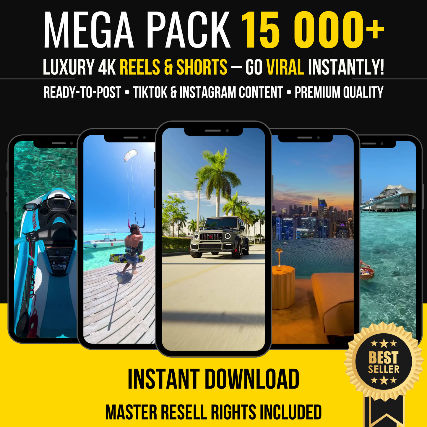 15K Viral TikTok Reels Pack – Trending Sounds & Edits