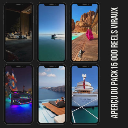 Pack 15 000 Reels TikTok viraux – Sons tendance et montages professionnels
